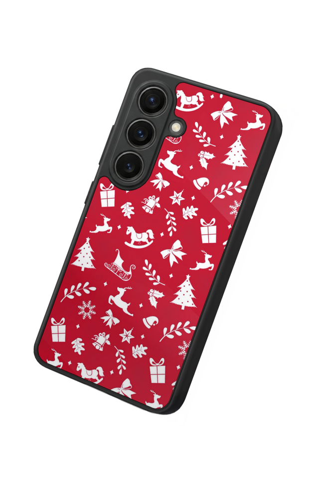 Samsung Galaxy S26 Uyumlu Yilbasi Christmas Tasarımlı Glossy Premium Kılıf