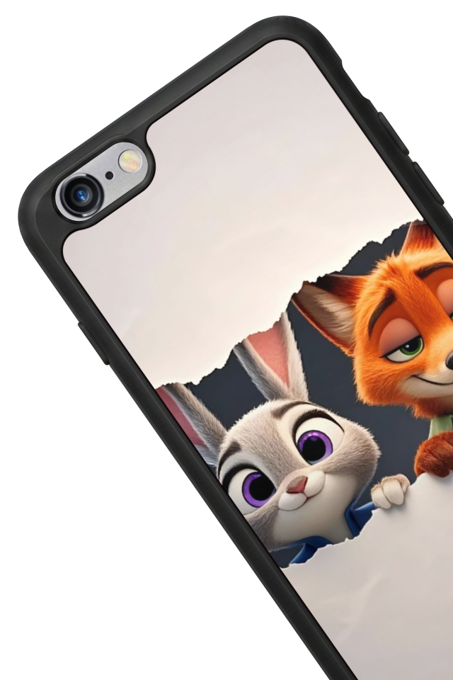 iPhone 6s Plus Uyumlu Zootropolis Tasarımlı Glossy Premium Kılıf