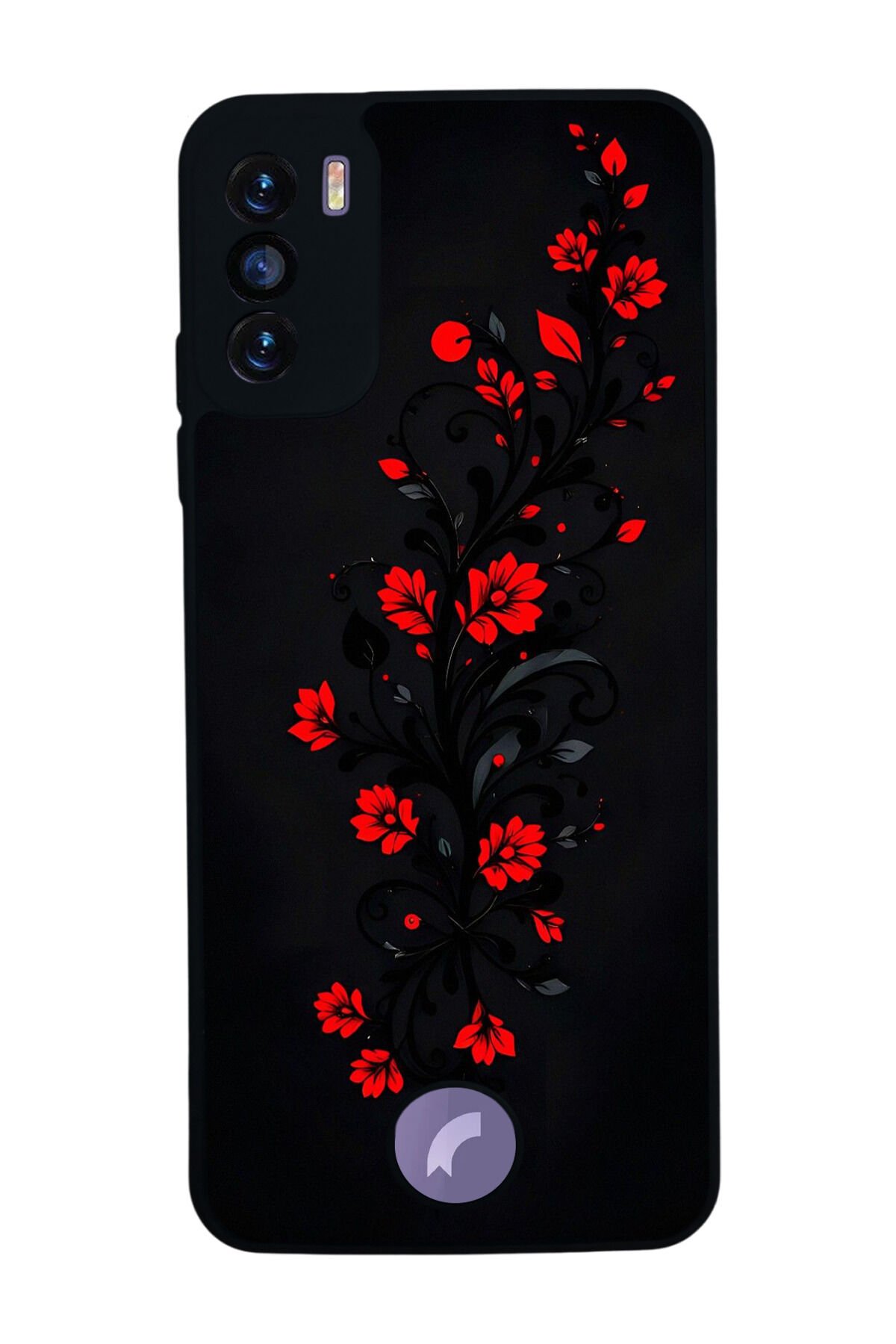 Reeder S19 Max Pro S Uyumlu Floral Tasarımlı Glossy Premium Kılıf