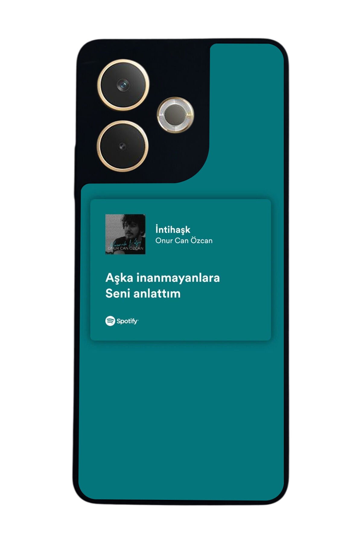 Oppo A5 Pro Uyumlu Sarki Sozleri Tasarımlı Glossy Premium Kılıf