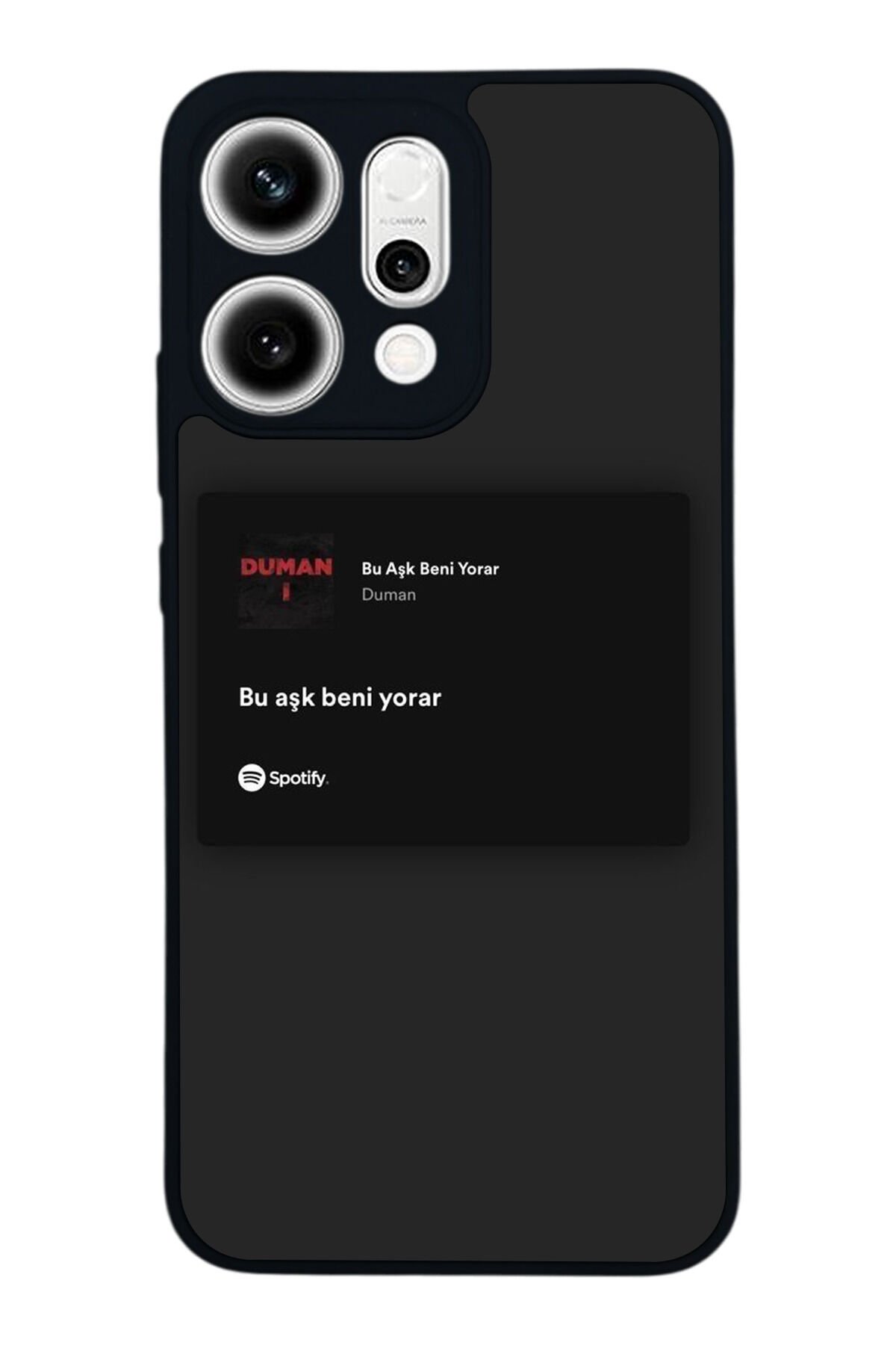 Oppo Reno 14 Uyumlu Sarki Sozleri Tasarımlı Glossy Premium Kılıf