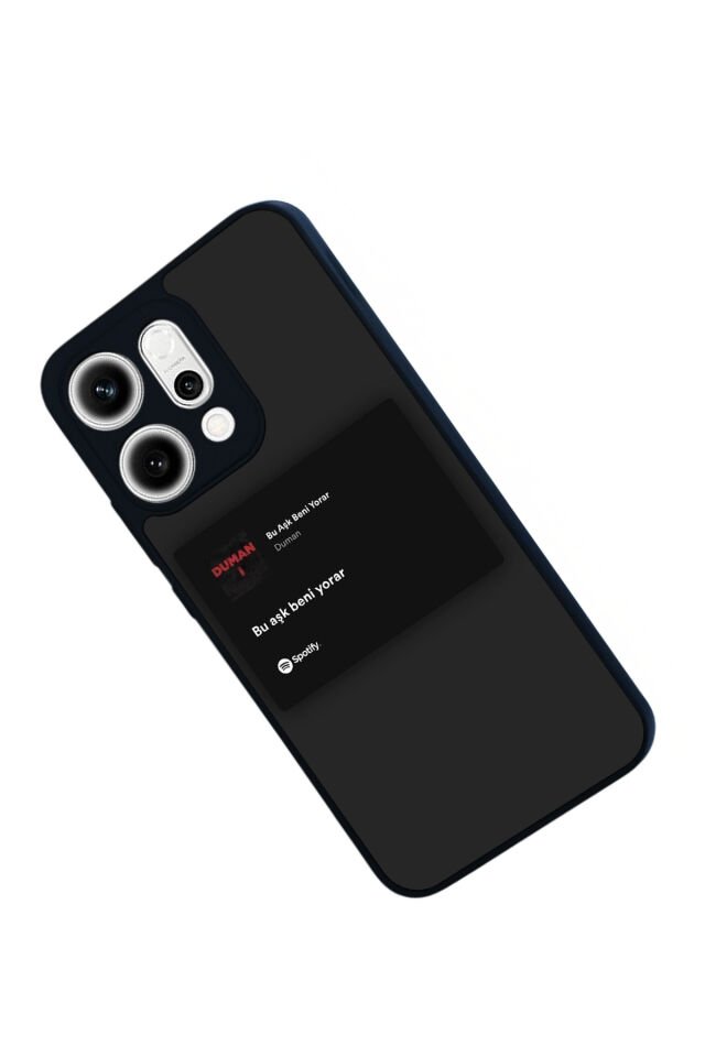 Oppo Reno 14 Uyumlu Sarki Sozleri Tasarımlı Glossy Premium Kılıf