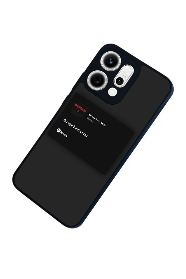 Oppo Reno 14 Uyumlu Sarki Sozleri Tasarımlı Glossy Premium Kılıf