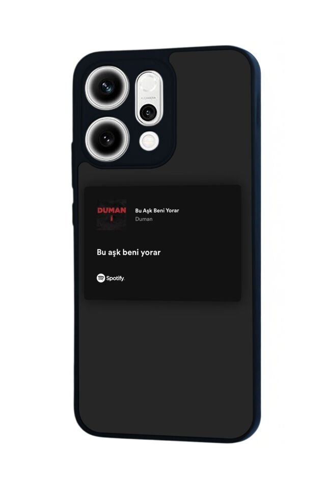 Oppo Reno 14 Uyumlu Sarki Sozleri Tasarımlı Glossy Premium Kılıf