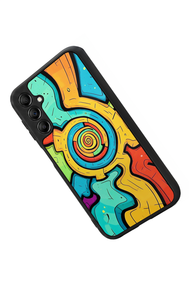Samsung Galaxy A14 Uyumlu Abstract Tasarımlı Glossy Premium Kılıf