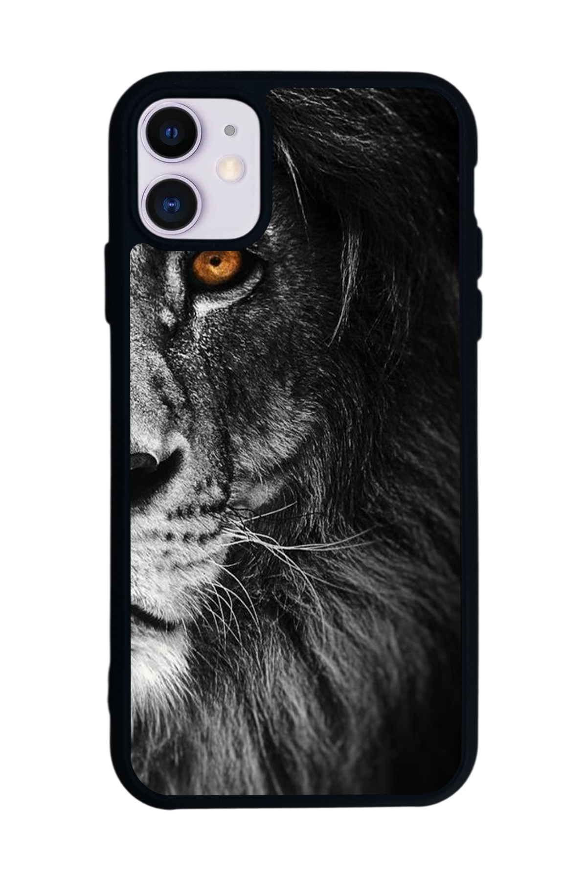 iPhone 11 Uyumlu Aslan Tasarımlı Glossy Premium Kılıf