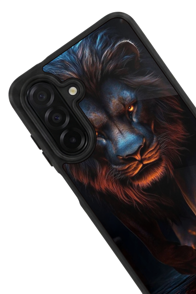 Samsung Galaxy A26 Uyumlu Aslan Tasarımlı Glossy Premium Kılıf