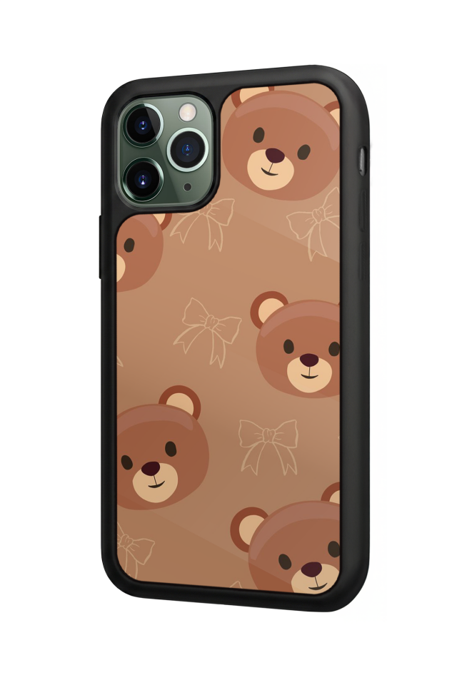 iPhone 11 Pro Max Uyumlu Ayı Tasarımlı Glossy Premium Kılıf