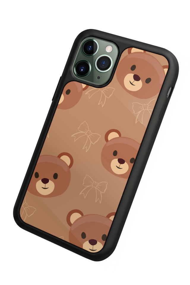 iPhone 11 Pro Max Uyumlu Ayı Tasarımlı Glossy Premium Kılıf