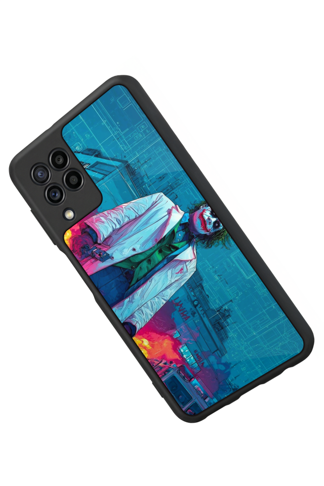 Samsung Galaxy M32 Uyumlu Joker Tasarımlı Glossy Premium Kılıf