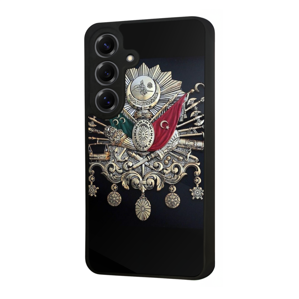 Samsung Galaxy S25 Uyumlu Osmanli Tugrasi Tasarımlı Glossy Premium Kılıf