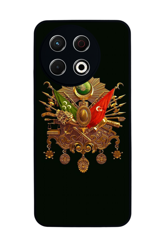 Tecno Spark 30 Pro Uyumlu Osmanli Tugrasi Tasarımlı Glossy Premium Kılıf