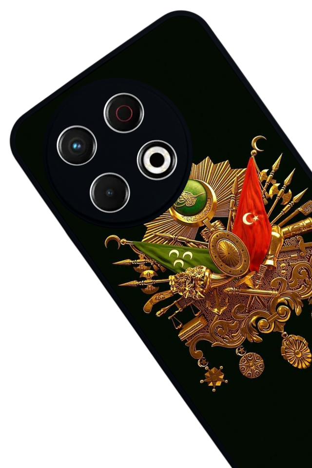 Tecno Spark 30 Pro Uyumlu Osmanli Tugrasi Tasarımlı Glossy Premium Kılıf