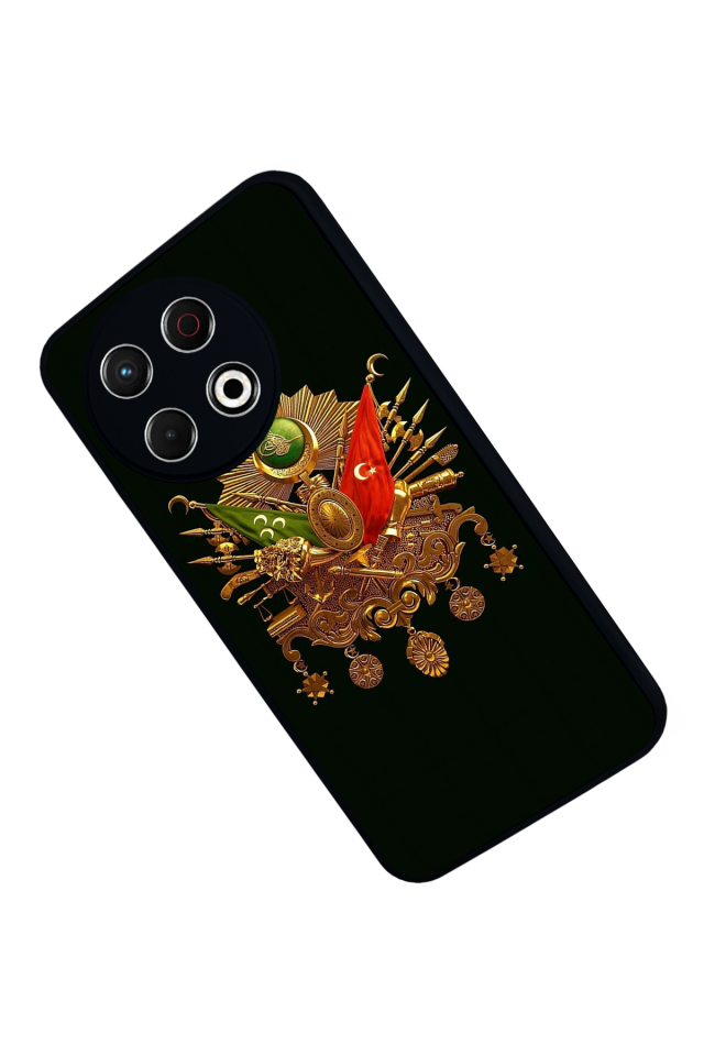 Tecno Spark 30 Pro Uyumlu Osmanli Tugrasi Tasarımlı Glossy Premium Kılıf