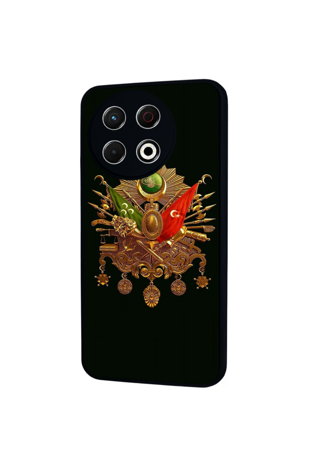 Tecno Spark 30 Pro Uyumlu Osmanli Tugrasi Tasarımlı Glossy Premium Kılıf