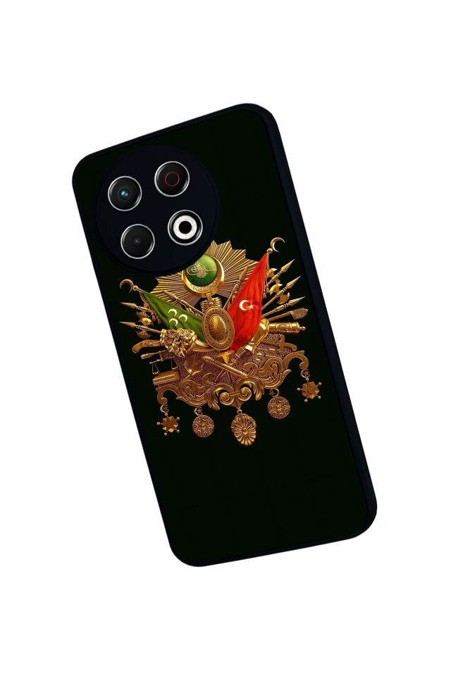 Tecno Spark 30 Pro Uyumlu Osmanli Tugrasi Tasarımlı Glossy Premium Kılıf