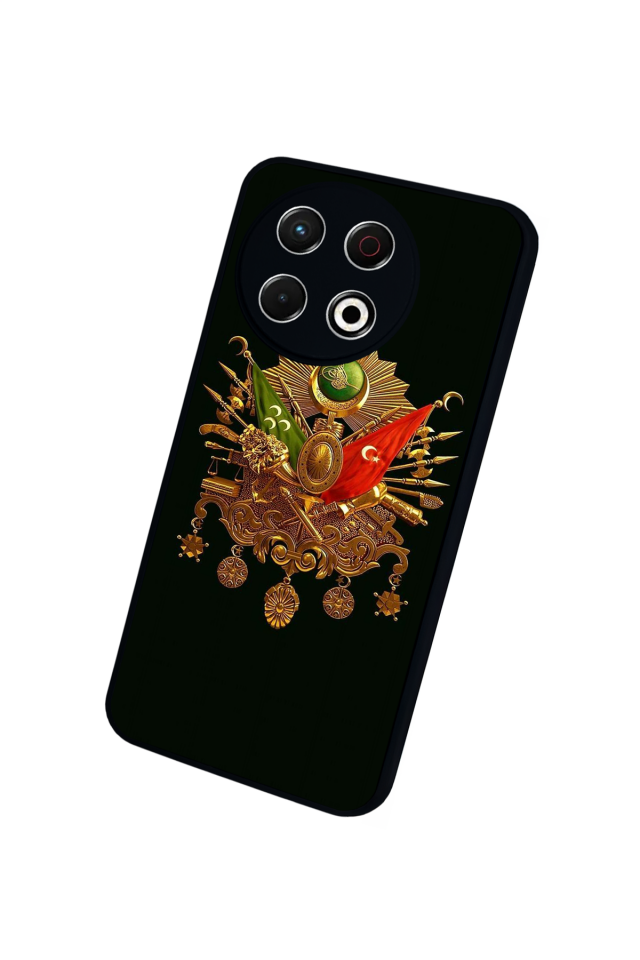 Tecno Spark 30 Pro Uyumlu Osmanli Tugrasi Tasarımlı Glossy Premium Kılıf
