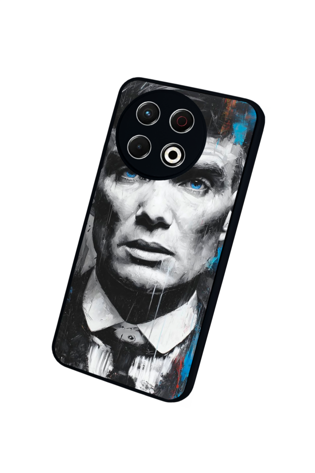 Tecno Spark 30 Pro Uyumlu Peaky Blinders Tasarımlı Glossy Premium Kılıf