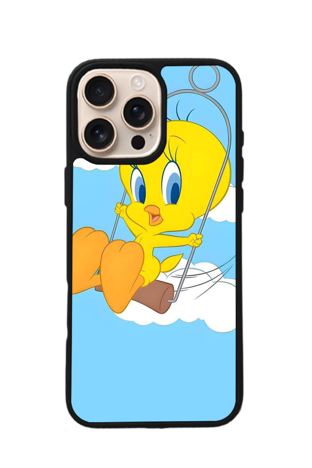 iPhone 14 Pro Max Uyumlu Tweety Tasarımlı Glossy Premium Kılıf