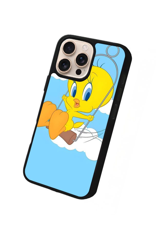 iPhone 14 Pro Max Uyumlu Tweety Tasarımlı Glossy Premium Kılıf