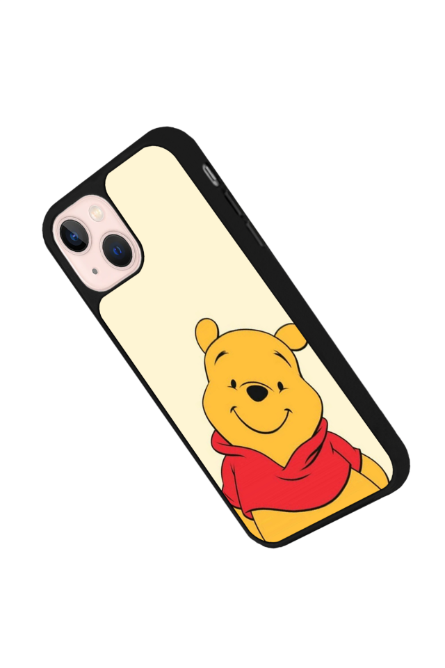 iPhone 14 Plus Uyumlu Winnie Tasarımlı Glossy Premium Kılıf