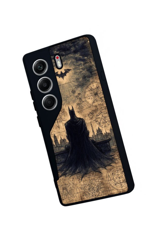Tecno Camon 40 Uyumlu Batman Tasarımlı Glossy Premium Kılıf