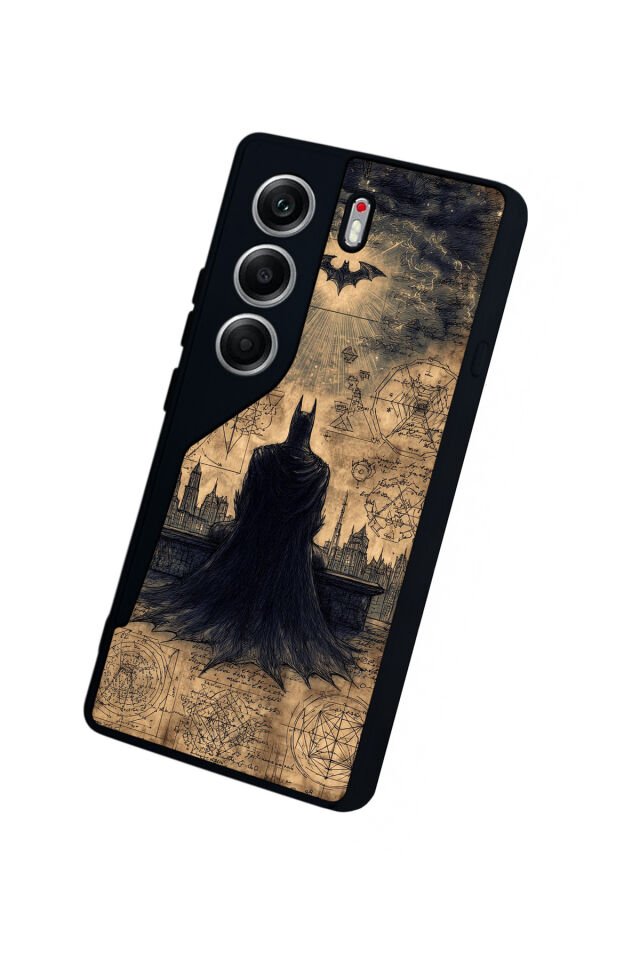 Tecno Camon 40 Uyumlu Batman Tasarımlı Glossy Premium Kılıf