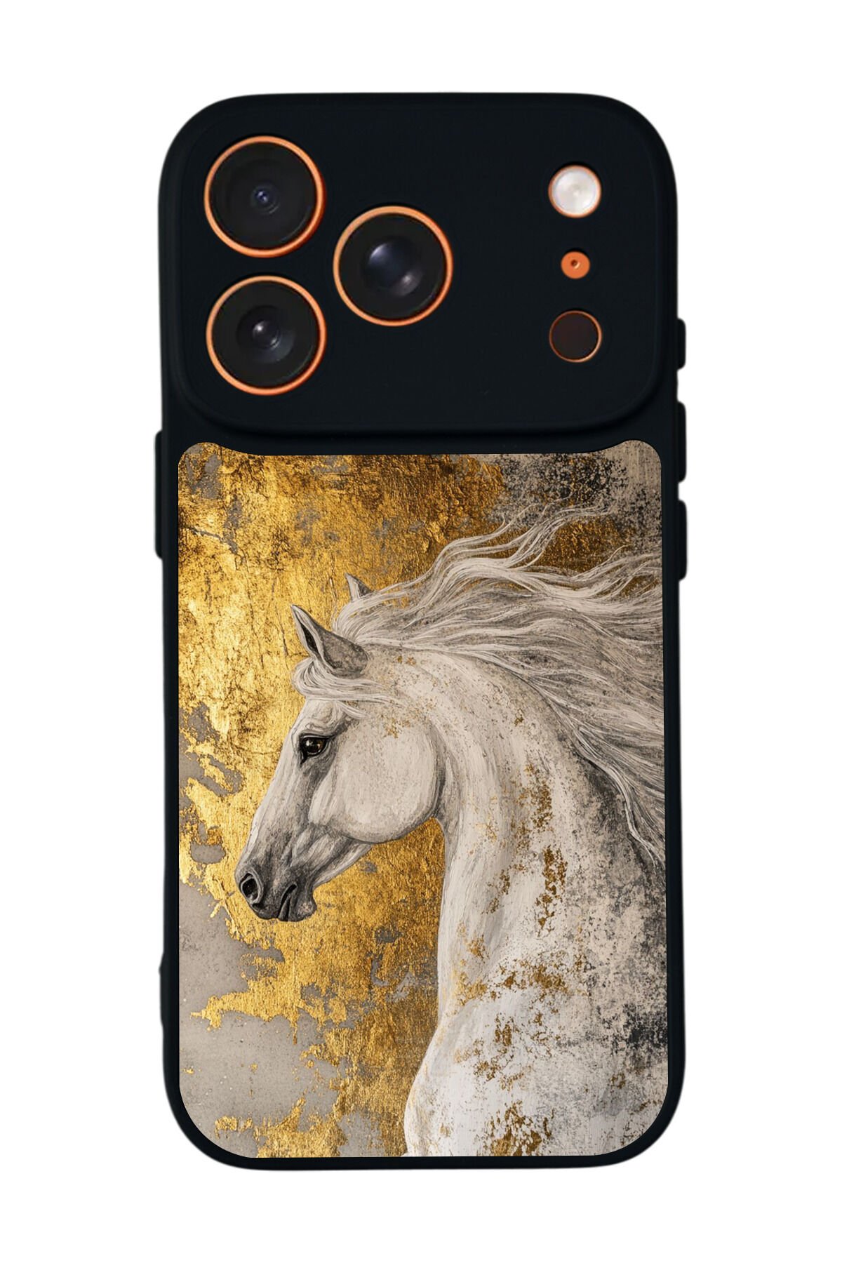 iPhone 17 Pro Max Uyumlu At Horse Tasarımlı Glossy Premium Kılıf