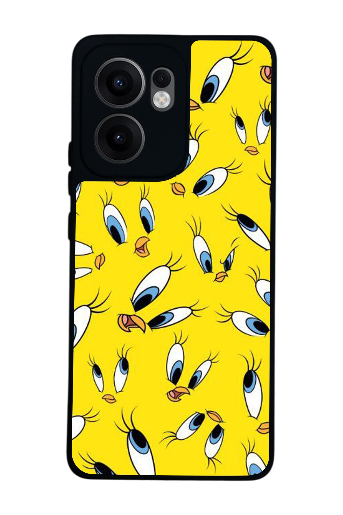 Oppo Reno 13F Uyumlu Tweety Tasarımlı Glossy Premium Kılıf