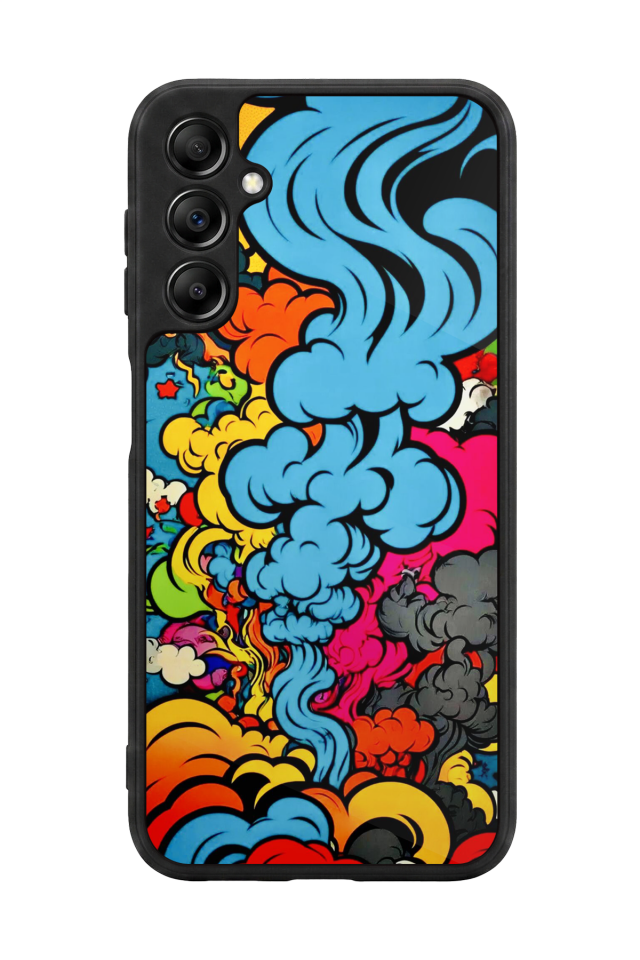 Samsung Galaxy A14 Uyumlu Abstract Tasarımlı Glossy Premium Kılıf