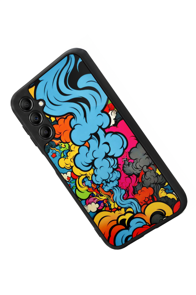 Samsung Galaxy A14 Uyumlu Abstract Tasarımlı Glossy Premium Kılıf