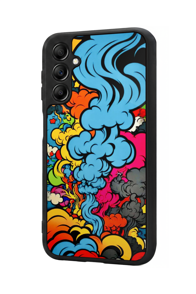 Samsung Galaxy A14 Uyumlu Abstract Tasarımlı Glossy Premium Kılıf