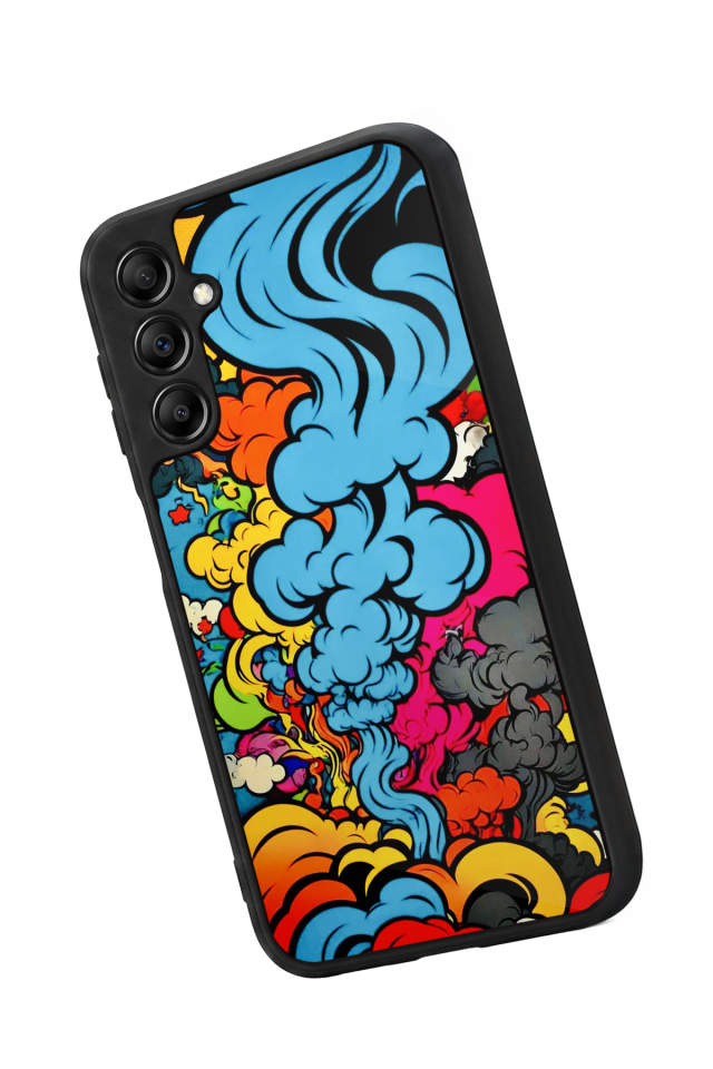 Samsung Galaxy A14 Uyumlu Abstract Tasarımlı Glossy Premium Kılıf