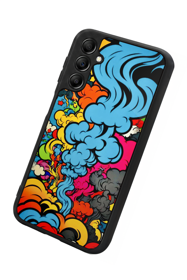 Samsung Galaxy A14 Uyumlu Abstract Tasarımlı Glossy Premium Kılıf