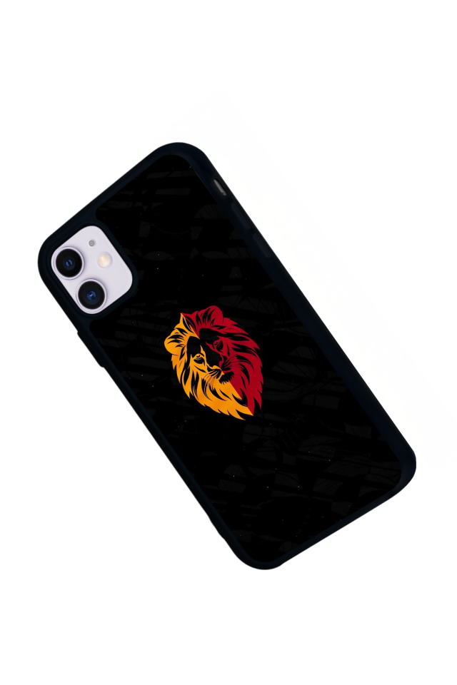 iPhone 11 Uyumlu Aslan Tasarımlı Glossy Premium Kılıf