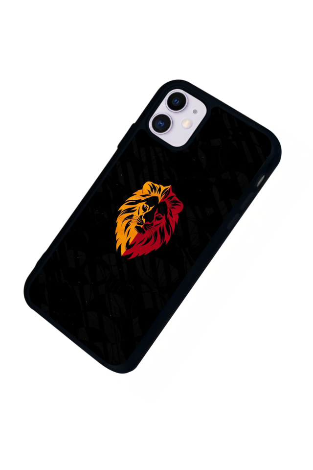 iPhone 11 Uyumlu Aslan Tasarımlı Glossy Premium Kılıf