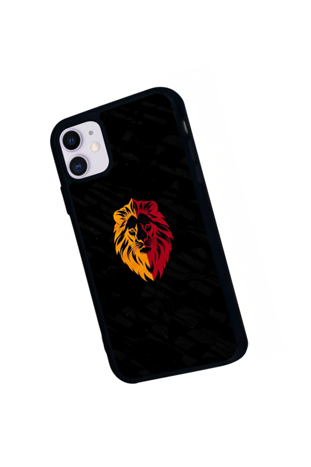 iPhone 11 Uyumlu Aslan Tasarımlı Glossy Premium Kılıf