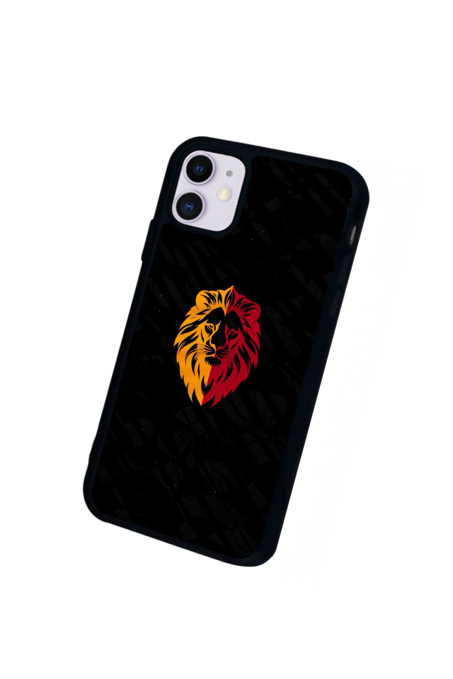 iPhone 11 Uyumlu Aslan Tasarımlı Glossy Premium Kılıf