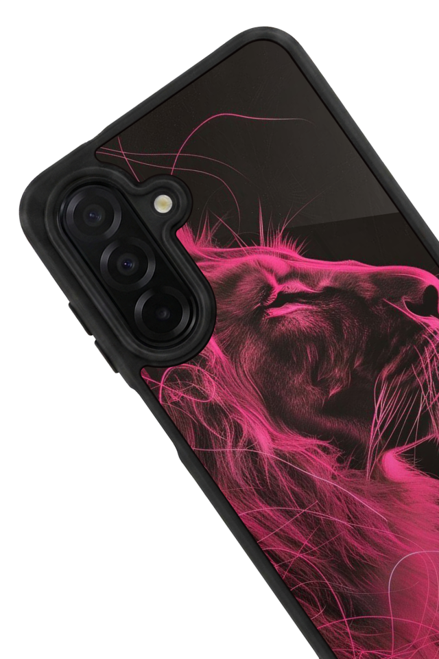 Samsung Galaxy A26 Uyumlu Aslan Tasarımlı Glossy Premium Kılıf