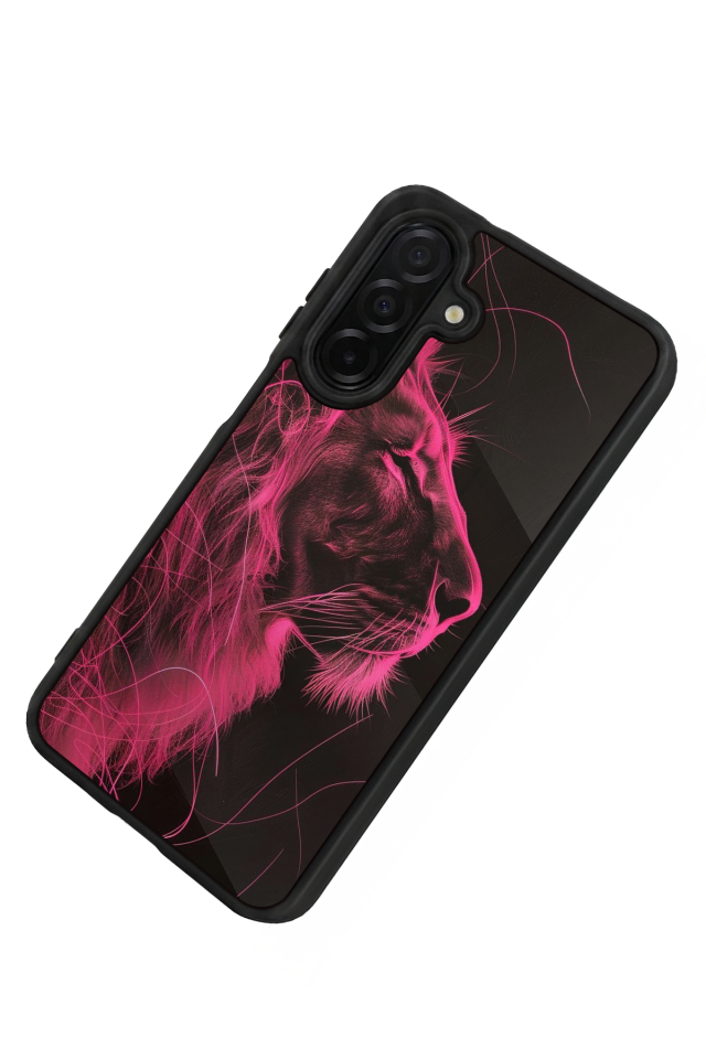 Samsung Galaxy A26 Uyumlu Aslan Tasarımlı Glossy Premium Kılıf