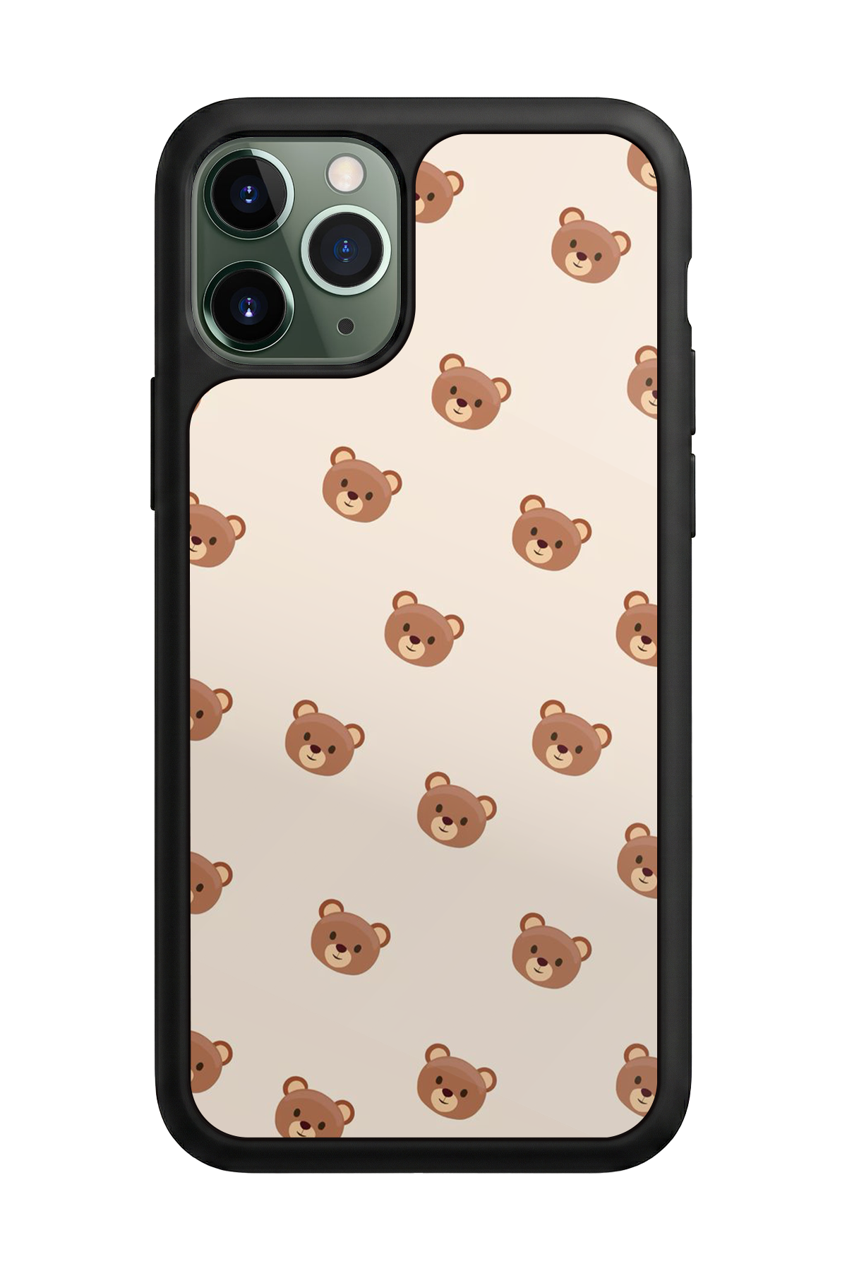 iPhone 11 Pro Max Uyumlu Ayı Tasarımlı Glossy Premium Kılıf