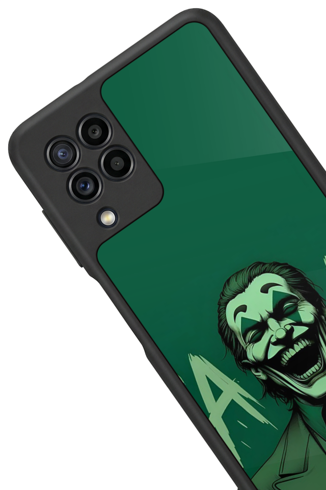 Samsung Galaxy M32 Uyumlu Joker Tasarımlı Glossy Premium Kılıf