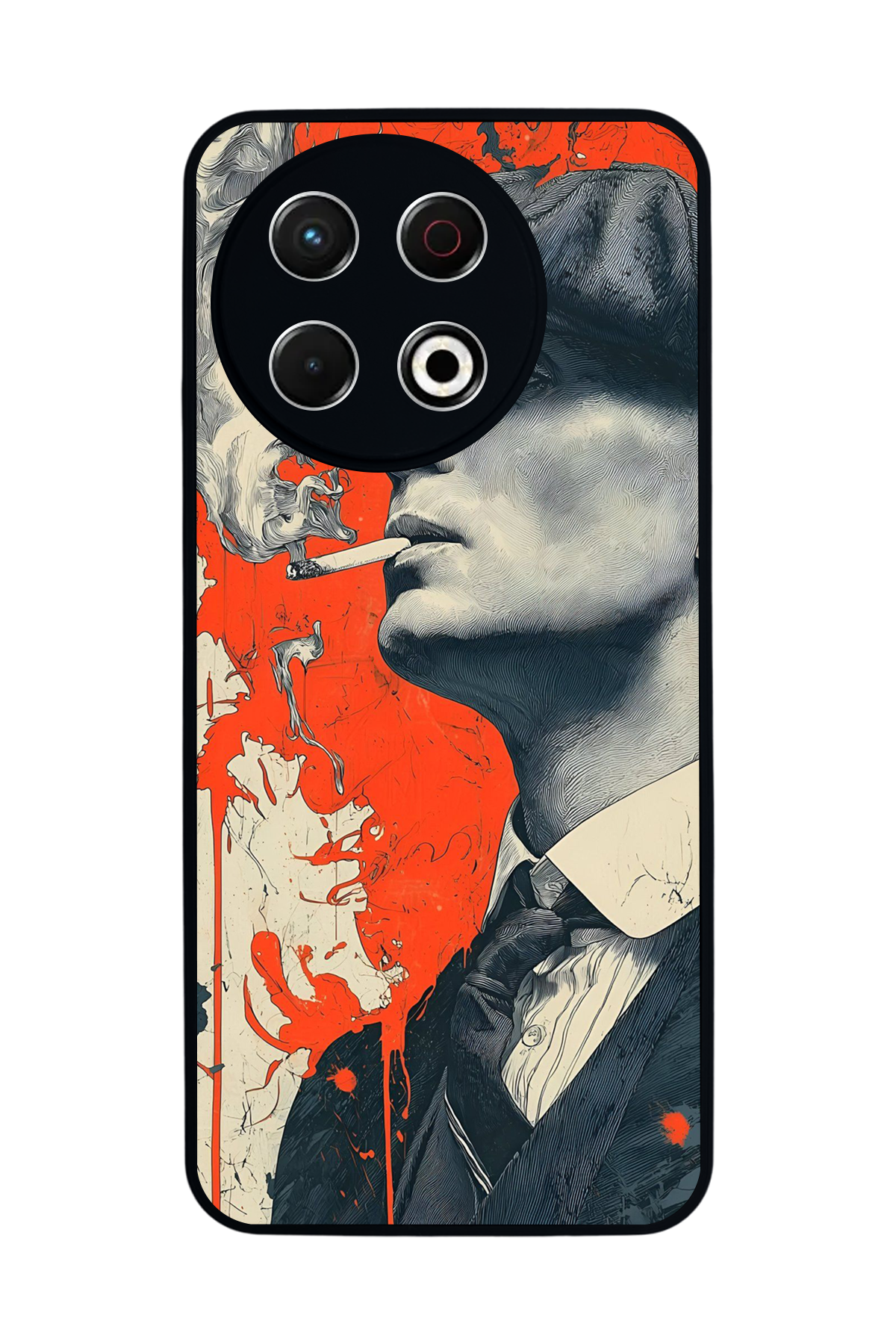 Tecno Spark 30 Pro Uyumlu Peaky Blinders Tasarımlı Glossy Premium Kılıf