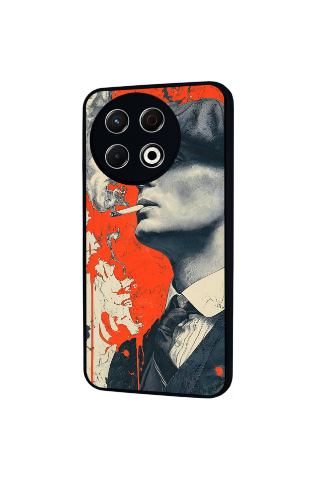 Tecno Spark 30 Pro Uyumlu Peaky Blinders Tasarımlı Glossy Premium Kılıf