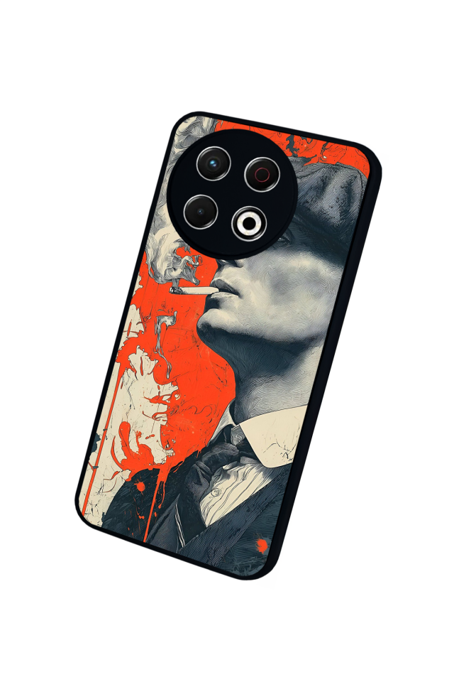 Tecno Spark 30 Pro Uyumlu Peaky Blinders Tasarımlı Glossy Premium Kılıf