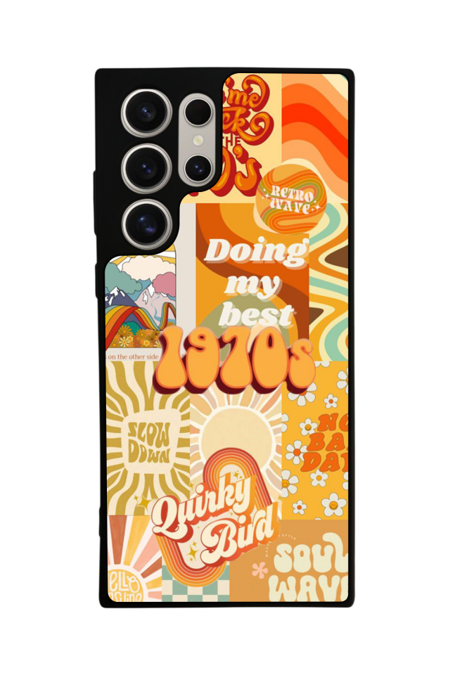 Samsung Galaxy S24 Ultra Uyumlu Poster Tasarımlı Glossy Premium Kılıf