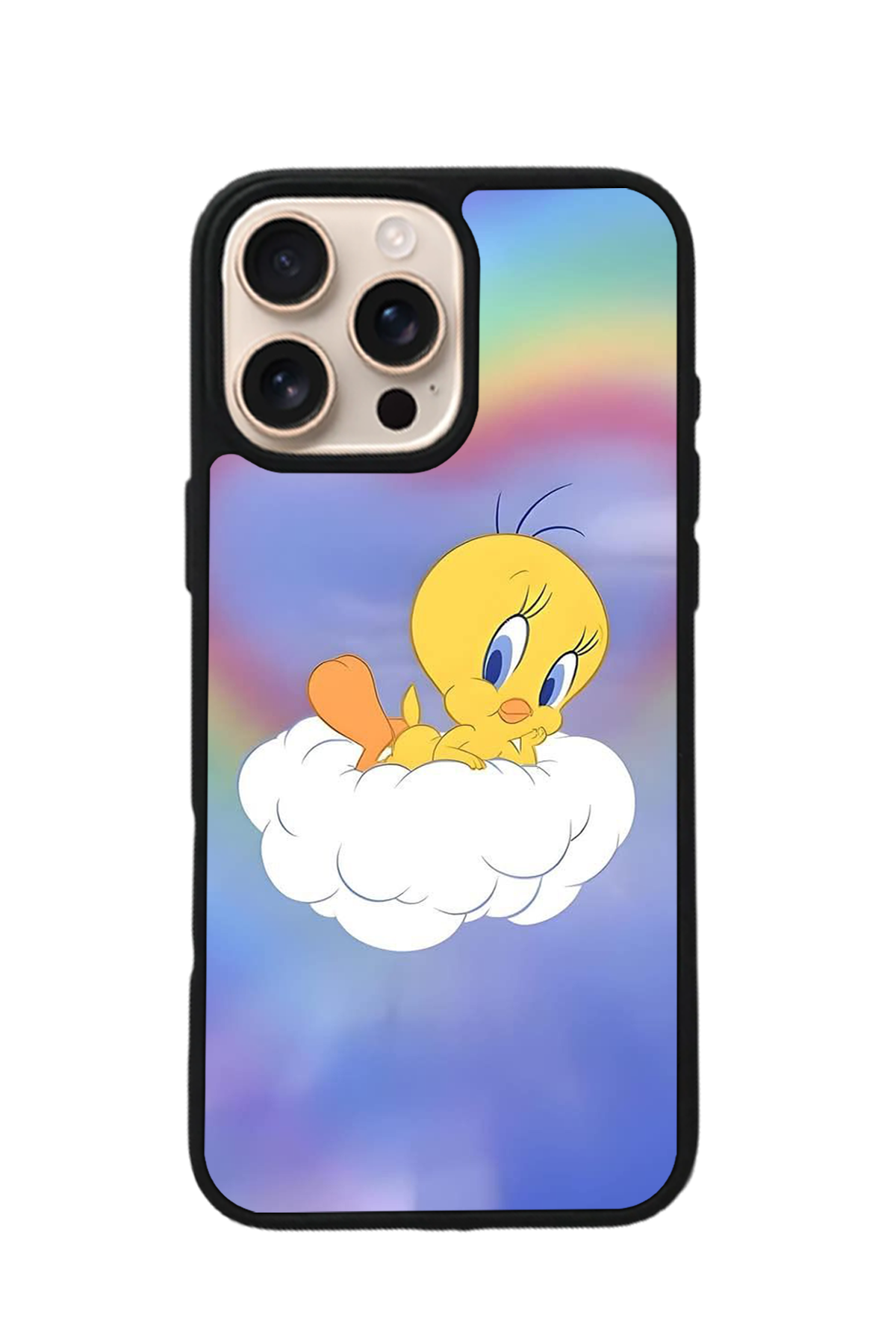 iPhone 14 Pro Max Uyumlu Tweety Tasarımlı Glossy Premium Kılıf