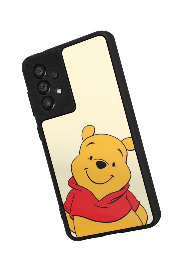 Samsung Galaxy A73 Uyumlu Winnie Tasarımlı Glossy Premium Kılıf