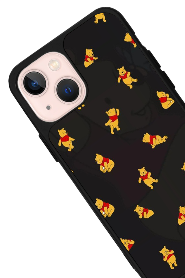 iPhone 14 Plus Uyumlu Winnie Tasarımlı Glossy Premium Kılıf