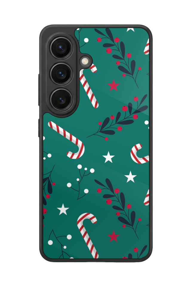 Samsung Galaxy S26 Uyumlu Yilbasi Christmas Tasarımlı Glossy Premium Kılıf